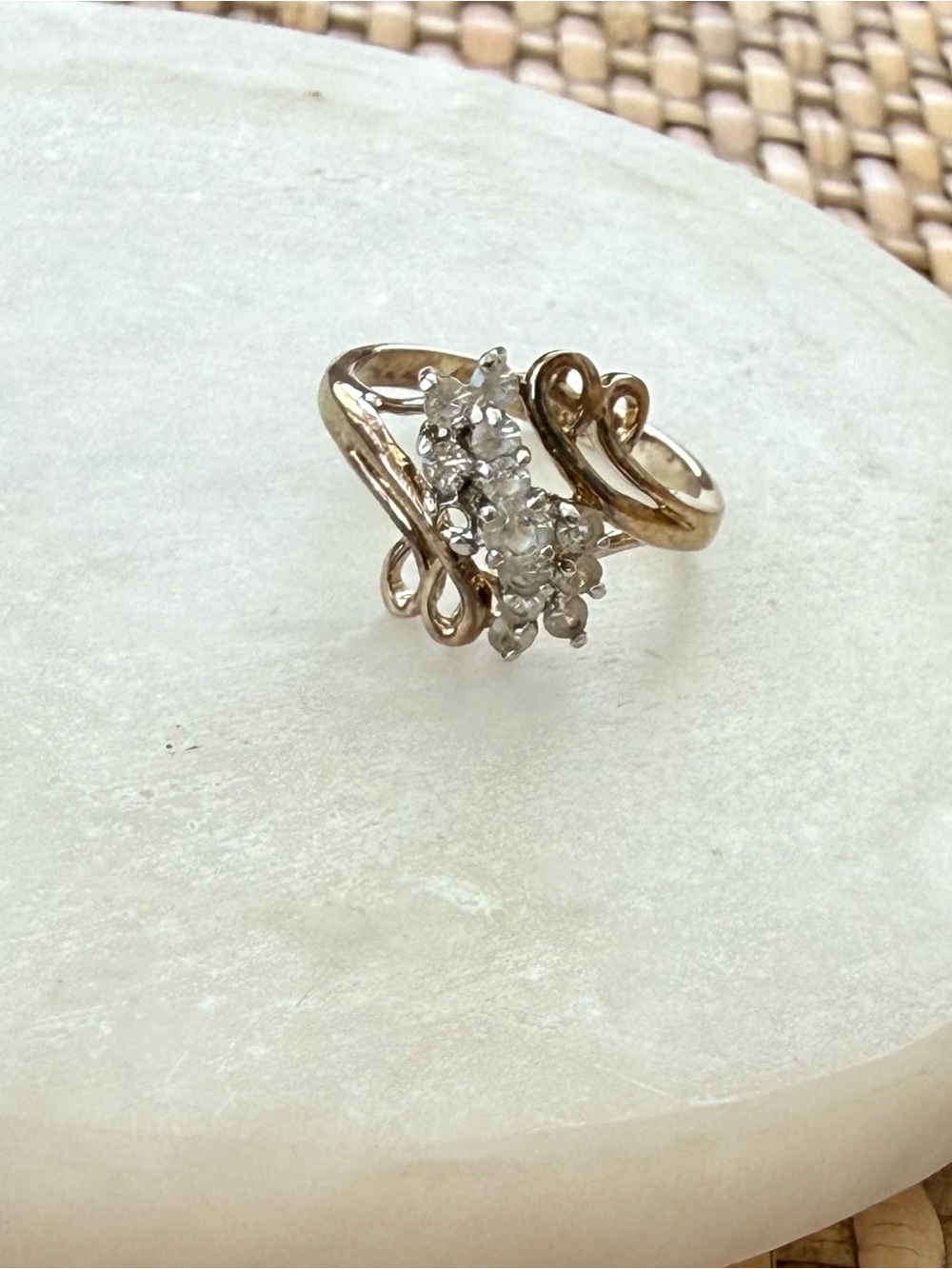 Vintage Estate Cocktail Rings - Stamped - Picture 10 of 10